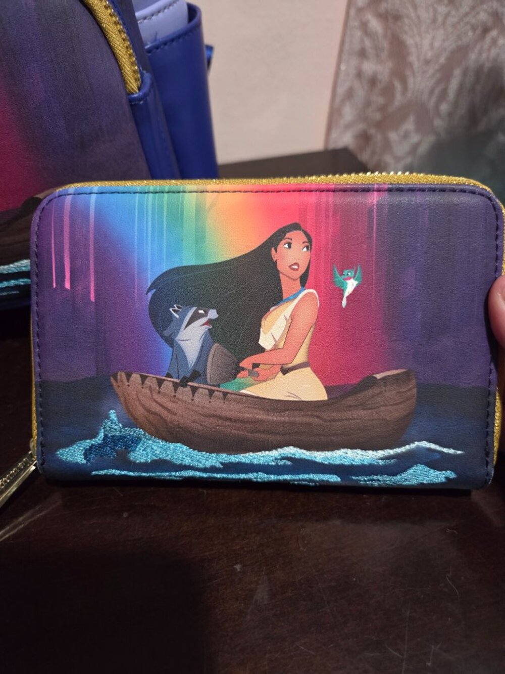Pocahontas loungefly backpack and wallet - Picture 2 of 16